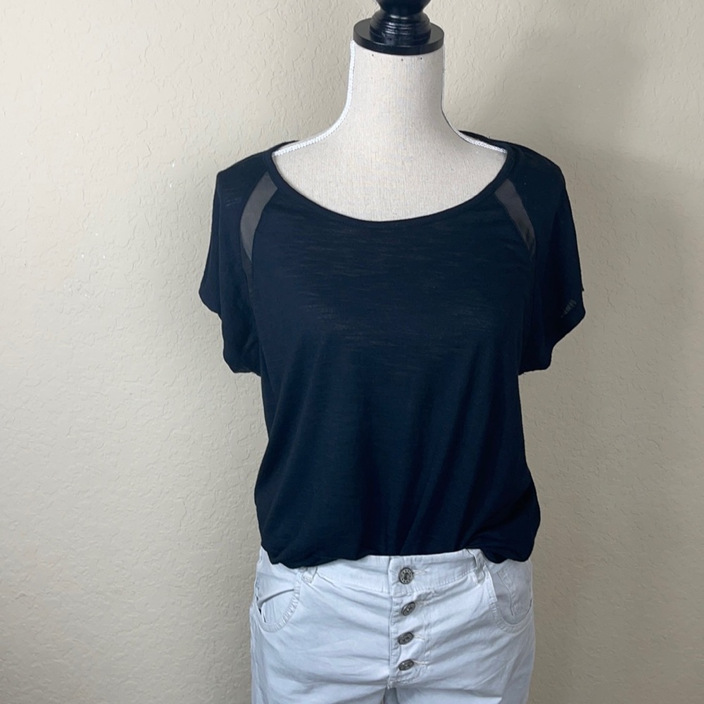 Super Soft Black Top Tee